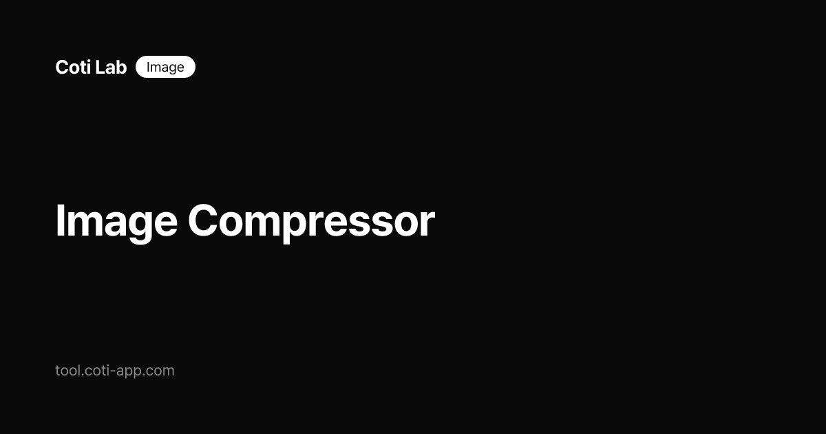 Image Compressor