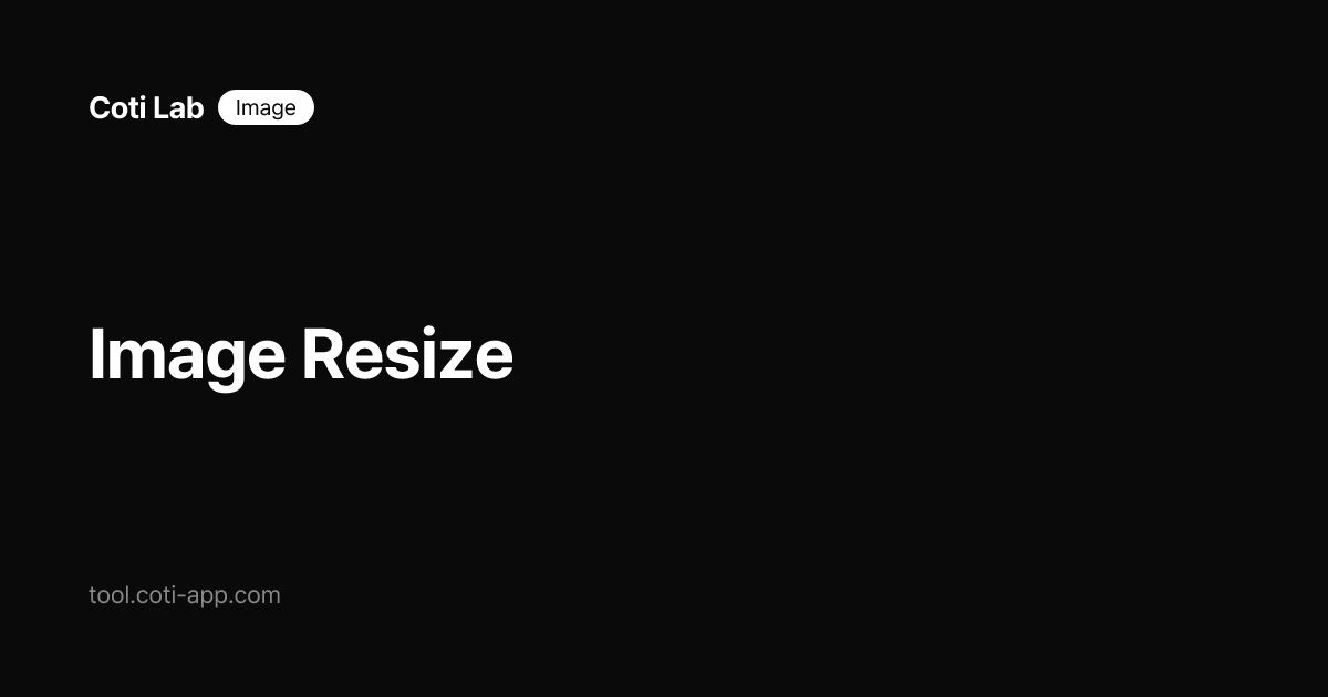 Image Resize
